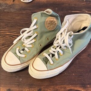 Green High-Top Converse